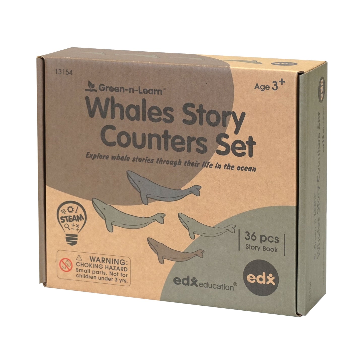 Green-n-Learn® Whales Story Counters Set - Shopedx