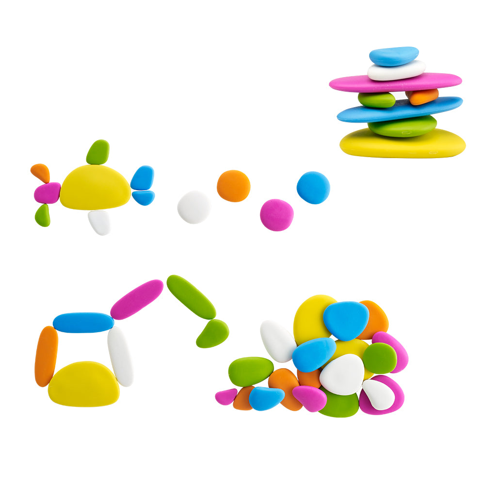 Fluro Rainbow Pebbles® Activity Set - Shopedx
