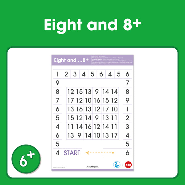 Edx Education Board Games Eight-and-8Plus– Ages 6-8