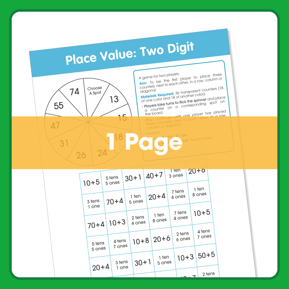 
                  
                    Edx Education Board Games Place Value: Two Digits– Grade 1
                  
                