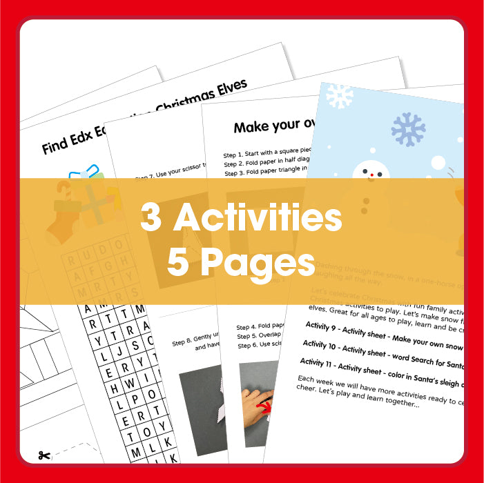 
                  
                    Edx Education Fun Family Christmas Activities: Week 3 (Activities 9, 10, 11) - Shopedx
                  
                