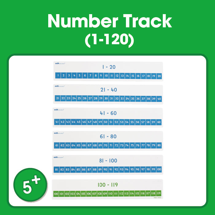 Edx Education Downloadable Number Track (1-120) - Shopedx