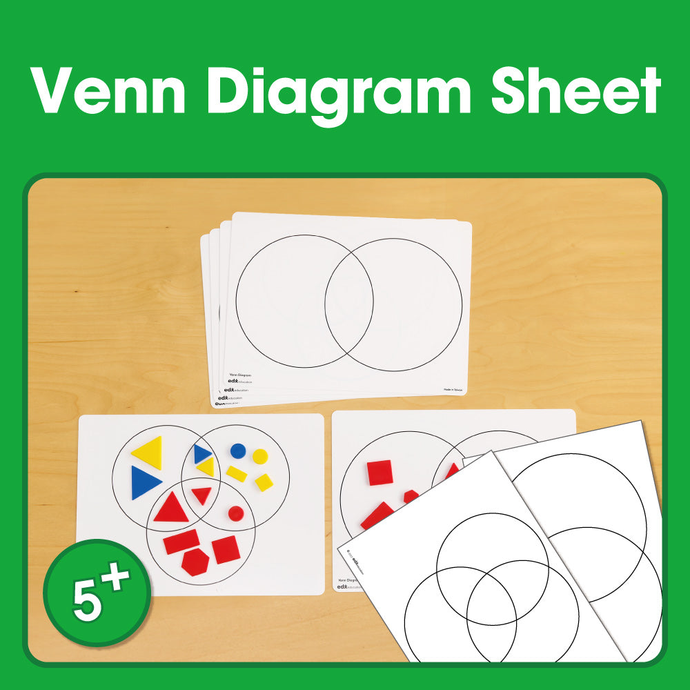 Edx Education Downloadable Venn Diagram Sheet - Shopedx