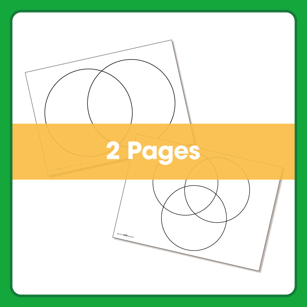 Edx Education Downloadable Venn Diagram Sheet - Shopedx