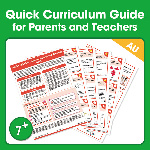 Quick Curriculum Guide for Parents and Teachers - Year 2