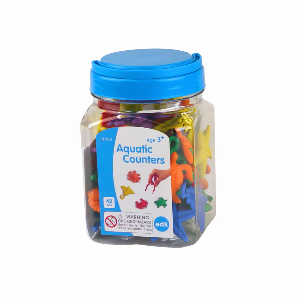 Edx Education - Shopedx UK – Aquatic Counters Jar – EDX13151J – Product Lifestyle Image