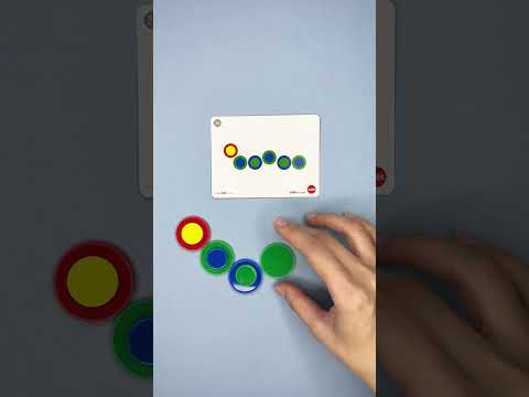 Busy Play® Round Round Chips is perfect for sorting, patterning, reflections, and creative thinking