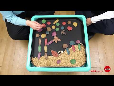 Junior Rainbow Pebbles (no small parts) - Edx Education, Fine Motor Skills, Creativity