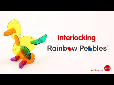 Interlocking Rainbow Pebbles® - Edx Education, Creative Thinking and Sensory