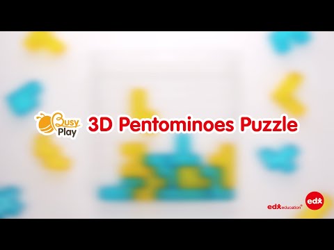 Busy Play® 3D Pentominoes Puzzle - Edx Education, Problem Solving and Creative Thinking Skills
