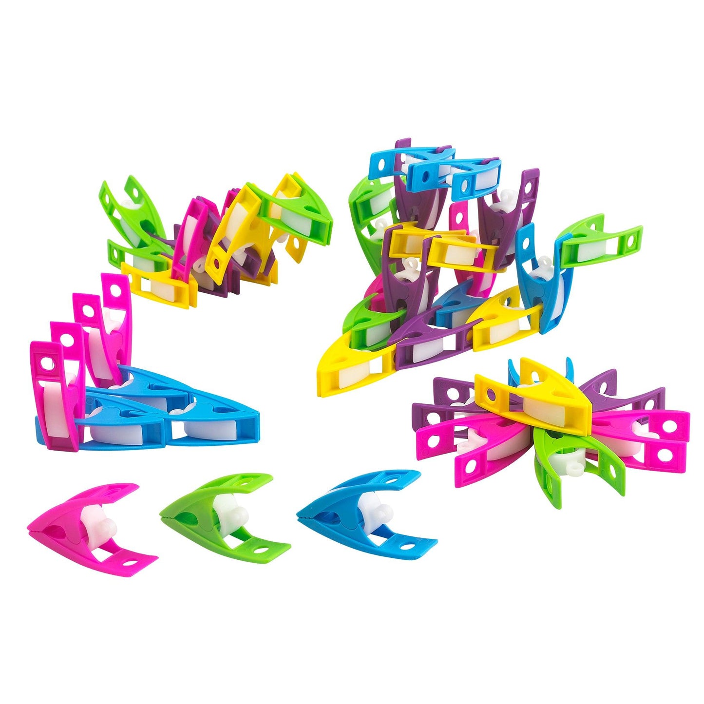 Small Pegs 5 Assorted Colours - Shopedx