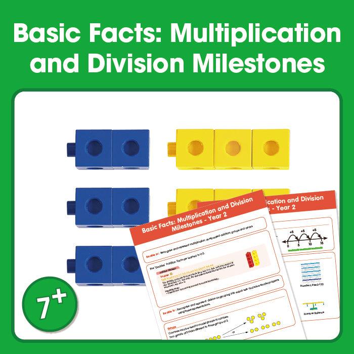 Basic Facts: Multiplication and Division Milestones - Year 2 - Shopedx