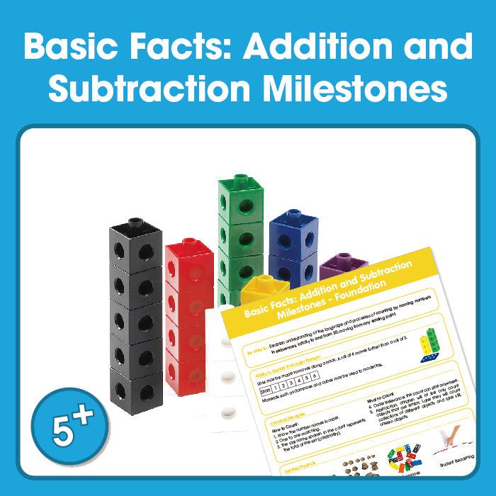 
                  
                    Basic Facts: Addition and Subtraction Milestones – Foundation (5 years) - Shopedx
                  
                