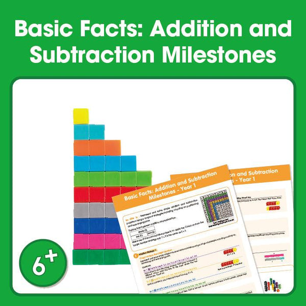 Basic Facts: Addition and Subtraction Milestones – Year 1 - Shopedx
