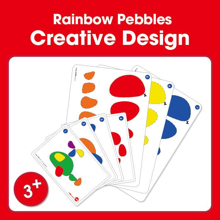 Rainbow Pebbles Creative Design Activity Cards - Shopedx