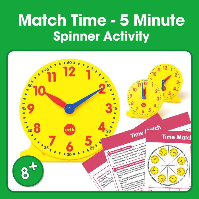 Time Match (5 Minute) Spinner Game (8+) - Shopedx