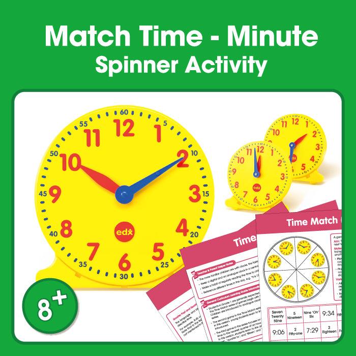 Time Match (Minute) Spinner Game (8+) - Shopedx