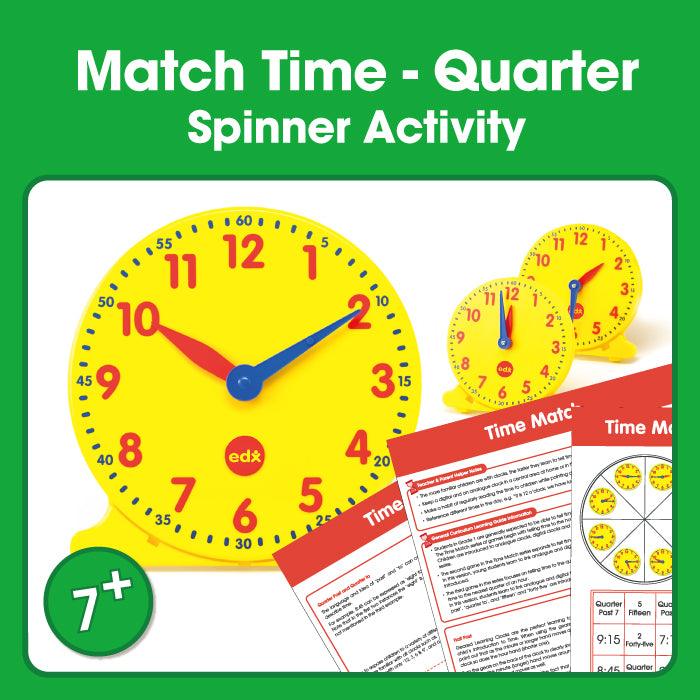 
                  
                    Time Match (Quarter Hour) Spinner Game (7+) - Shopedx
                  
                