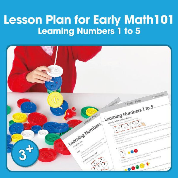 Lesson Plan for Early Math101 – Learning Numbers 1 to 5 for 3-4yrs - Shopedx