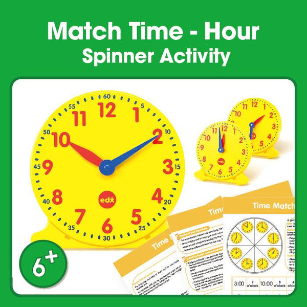 Time Match (Hour) Spinner Game (6+) - Shopedx
