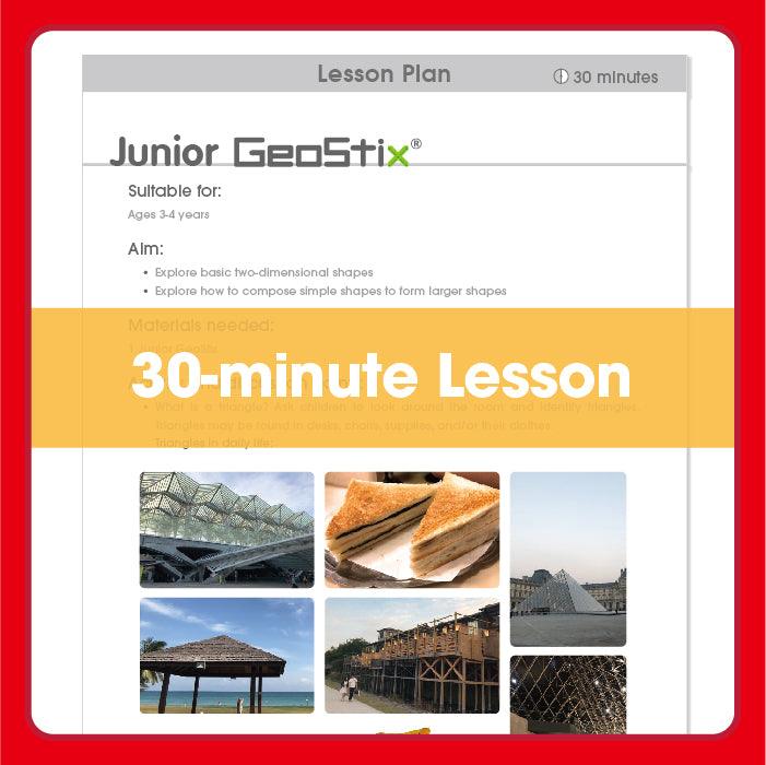 Junior GeoStix Lesson Plan for 3-4yrs - Shopedx
