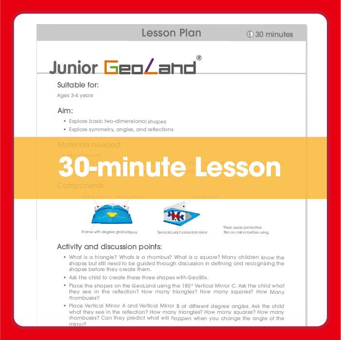 Junior GeoLand Lesson Plan for 3-4yrs - Shopedx