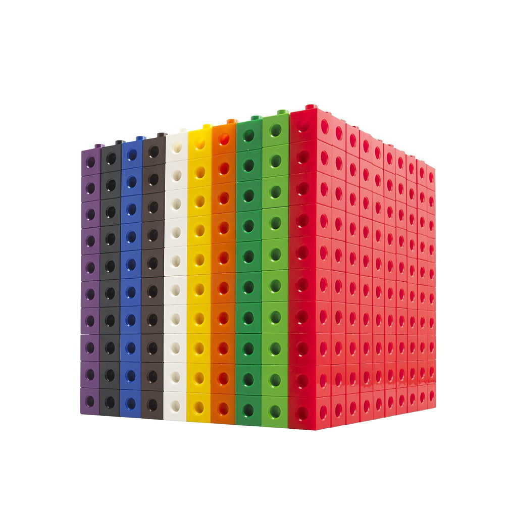 2cm Linking Cubes (1000) - Shopedx