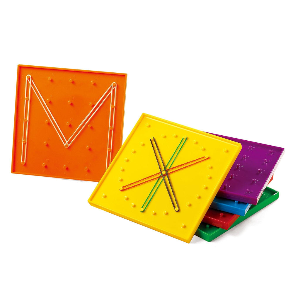 Geoboard Mixed Colours 15cm - Shopedx